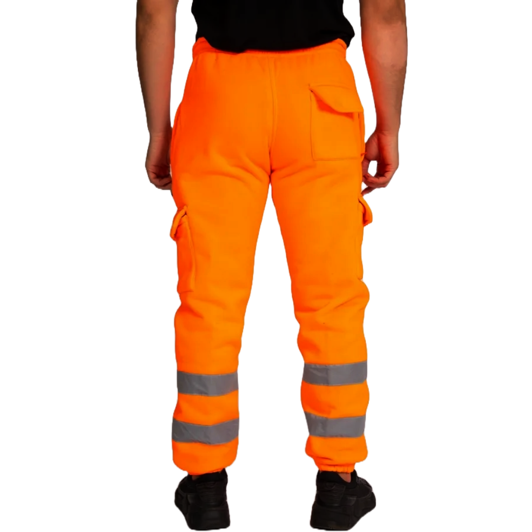 Orange work trousers joggers sale