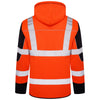 4 Zip Pocket Orange Jumper Hi Vis