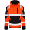 4 Zip Pocket Orange Jumper Hi Vis