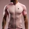 Plain Pink Cycling Jersey