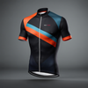 Diagonal Stripe Cycling Jersey