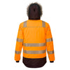 Hi-Vis Winter Parka Jacket Orange/Black