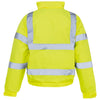 Hi Vis Bomber Jacket Yellow