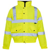 Hi Vis Bomber Jacket Yellow