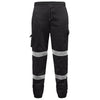 Black Hi Vis Joggers