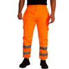 New Unisex Hi Vis Orange High Visibility Joggers with Reflective tape