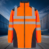 Orange Hi Vis Lightweight Rain Jacket