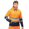 Orange Pro Hi Vis Overhead Hoody