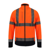 Orange Softshell Hi Vis Waterproof Jacket