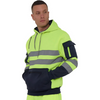 Yellow Hi Vis Hoodie Work Jumper