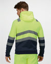 Yellow Pro Hi Vis Overhead Hoody