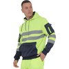 Yellow Hi Vis Hoodie Work Jumper