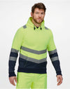 Yellow Pro Hi Vis Overhead Hoody