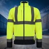 Yellow Softshell Hi Vis Waterproof Jacket