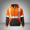 Orange Safety Hoodie Basic Plus