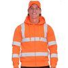 Orange Safety Hoodie